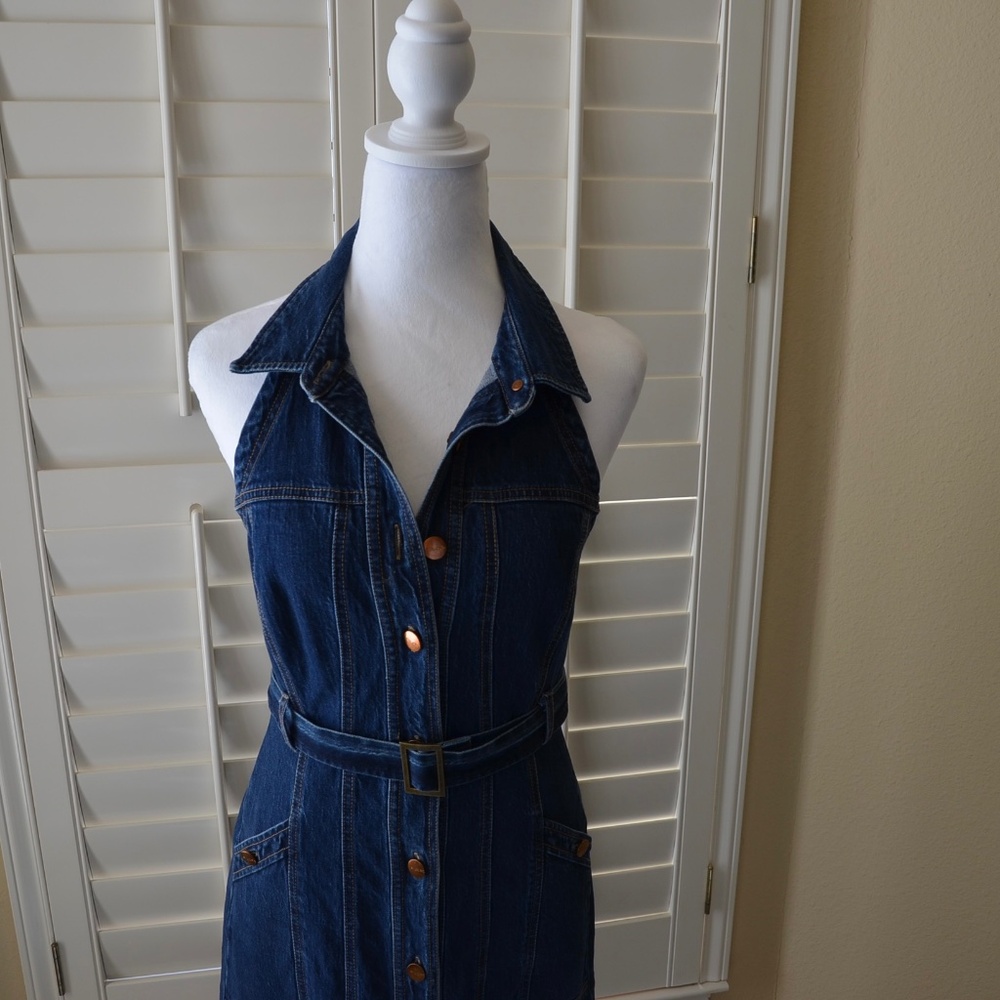 Anthropologie/Pilcro Midi Denim Dress